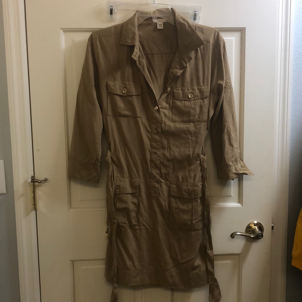 Jcrew trench dress